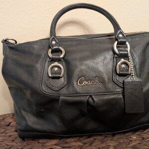 Black Coach hobo bag